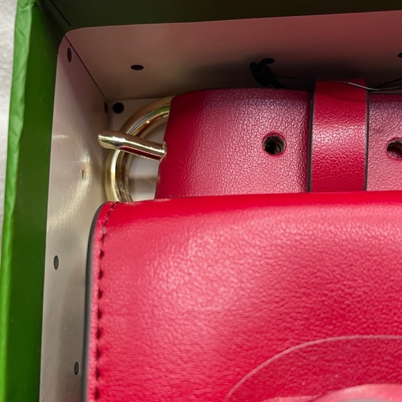 Kate Spade Vibrant Red Belt Bag with Bow Accent NIB Belt Bag Kate Spade Red